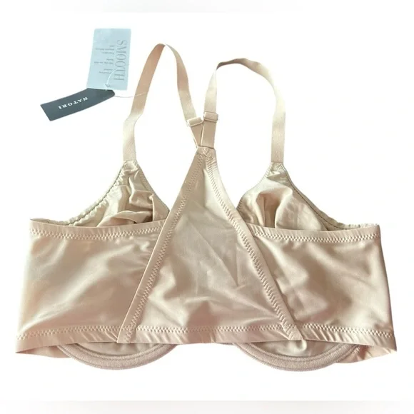 NWT Natori Women’s Racerback Wired Smooth Comfort Bra in Cafe in size 32DD